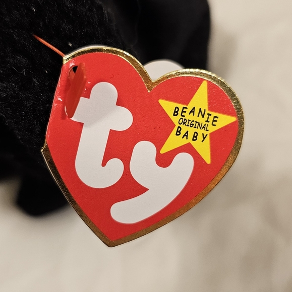 New with tags Ty Beanie Babies  1997 black poodle Gigi - Picture 3 of 12